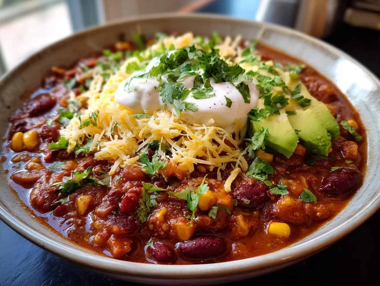 Devastatingly Delicious Cozy Vegetarian Chili Nights