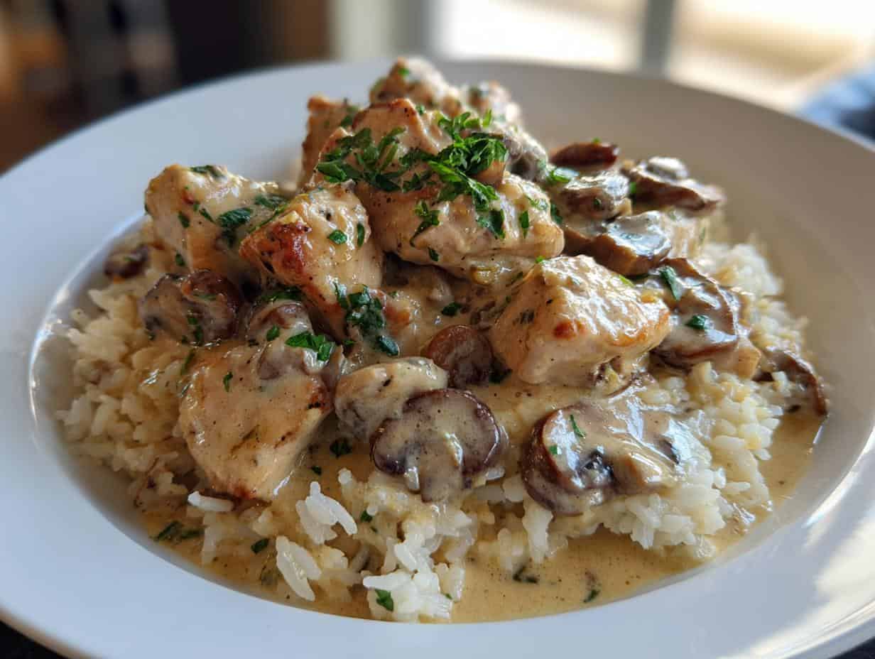 Creamy Smothered Chicken and Rice Recipe: 1 Unforgettable Dish