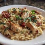 Creamy Sun-Dried Tomato Chicken Orzo