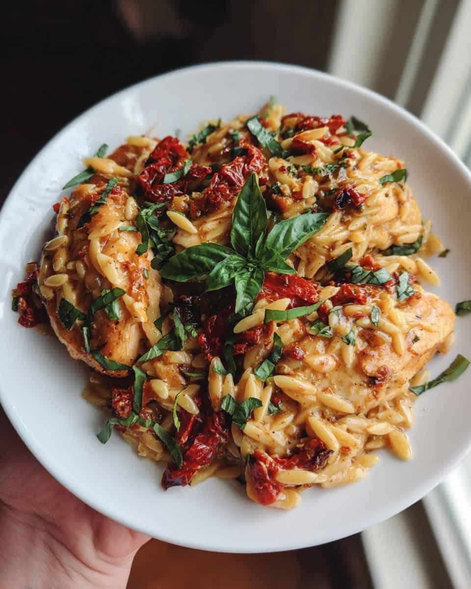 Creamy Sun-Dried Tomato Chicken Orzo - detail 3