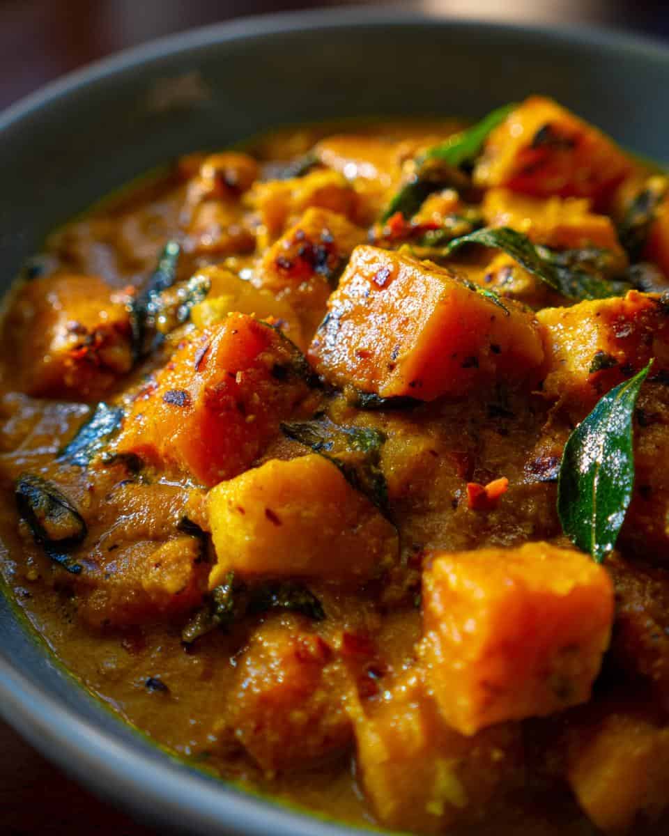 Creamy Vegan Indian Pumpkin Curry - detail 1