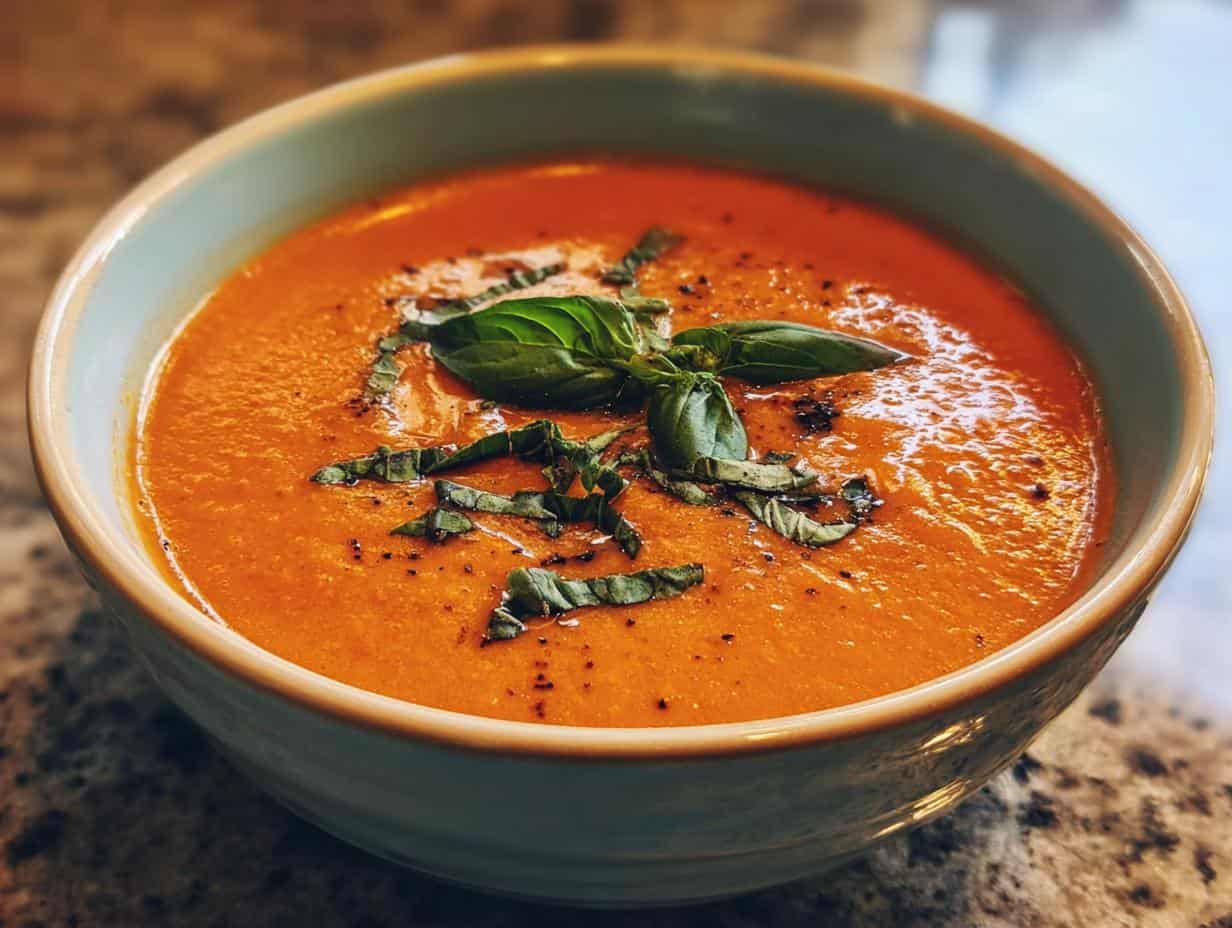 Creamy Vegan Tomato and Cauliflower Bisque: Ditch Dairy