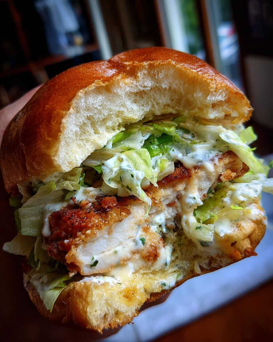Crispy Chicken Caesar Sandwich - detail 2
