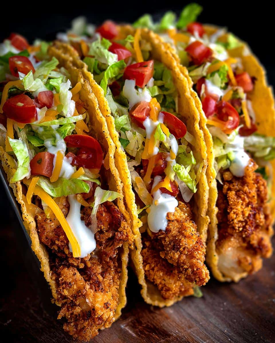 Crispy Chicken Tacos - detail 1