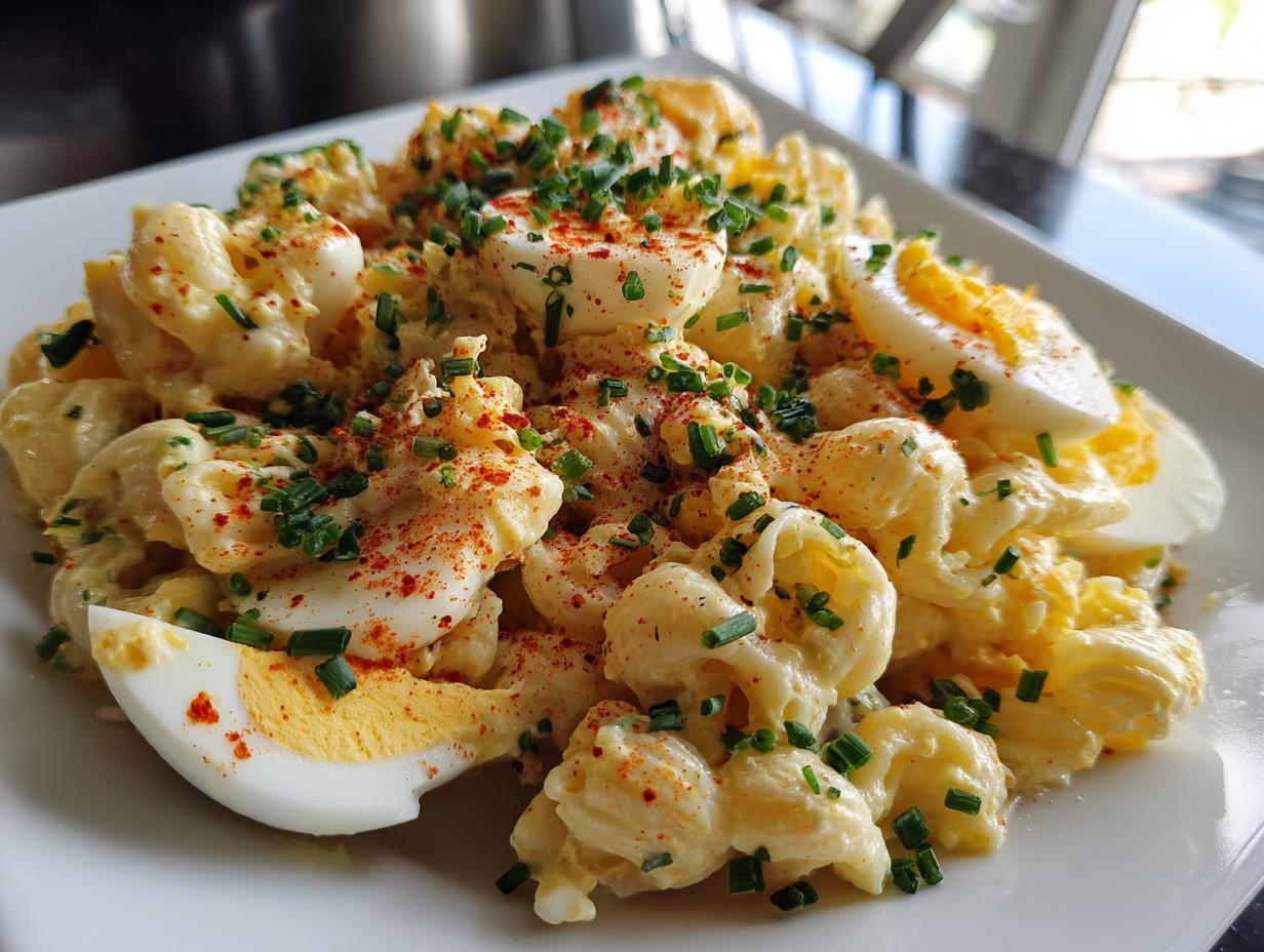 Irresistible Deviled Egg Pasta Salad Recipe in 30 Minutes