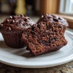 Double Chocolate Banana Muffins