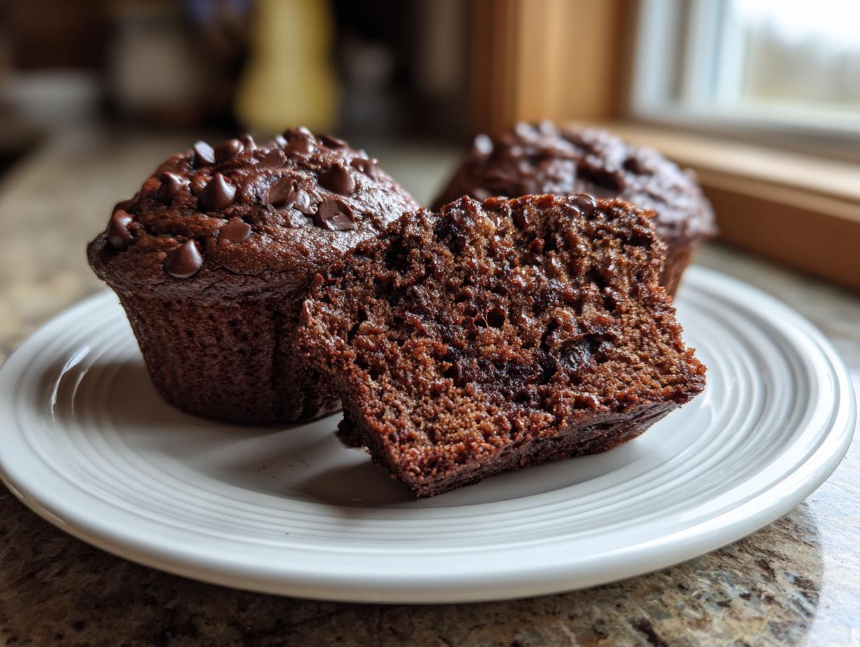 Irresistible Double Chocolate Banana Muffins in 20 Minutes