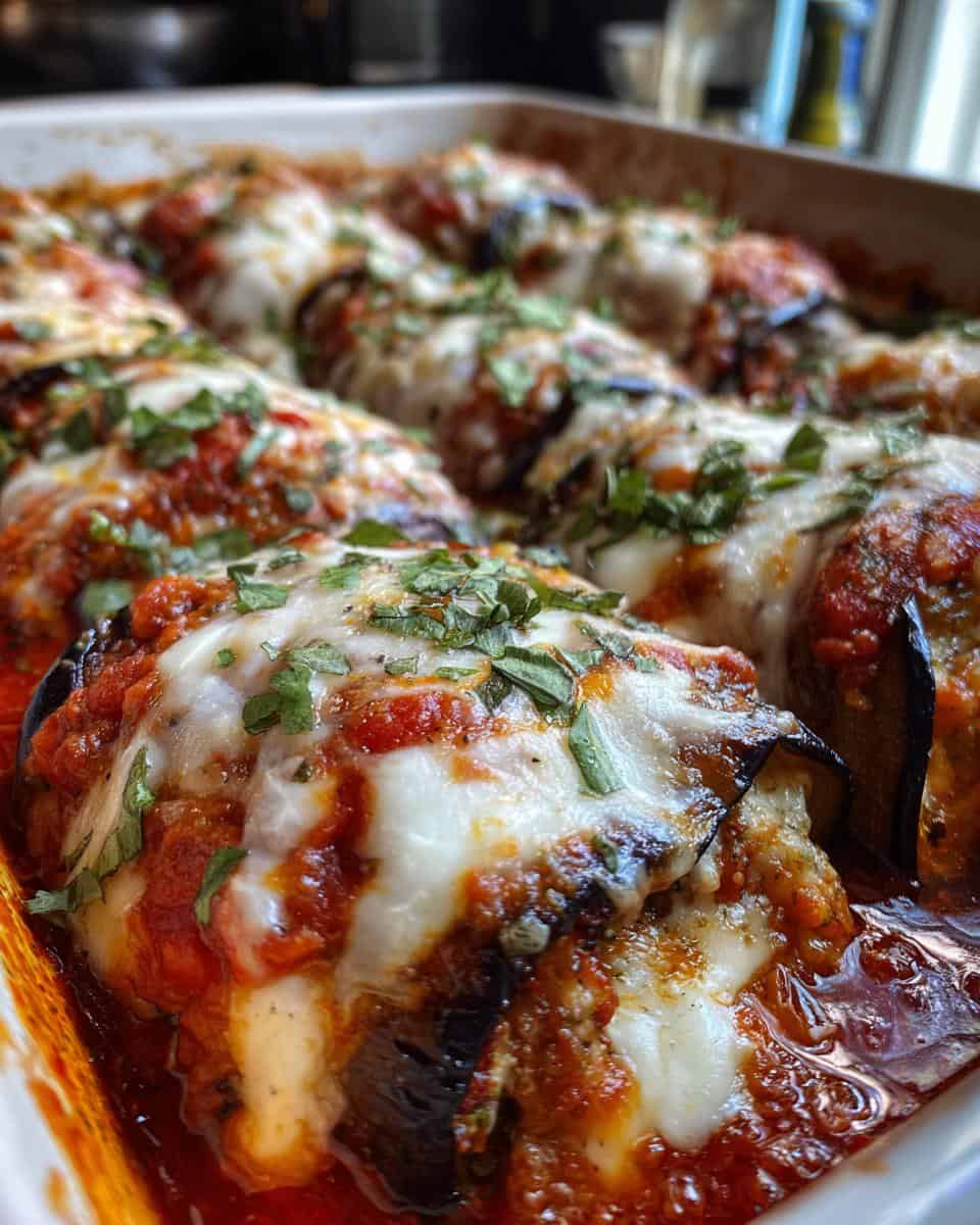 Easy Eggplant Rollatini - detail 2