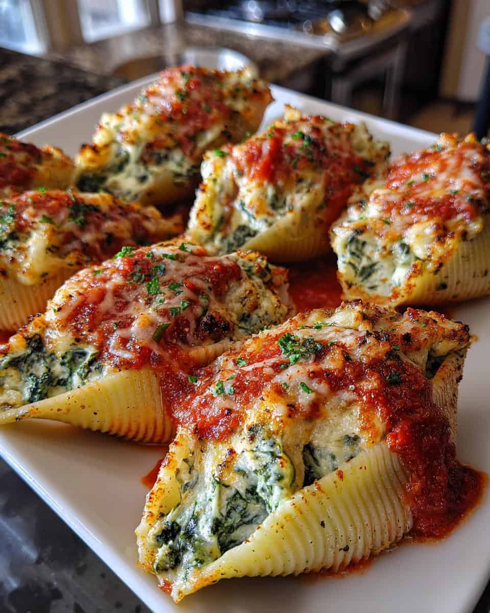 Easy Spinach and Ricotta Stuffed Shells – A Healthy Veggie Dinner - detail 1