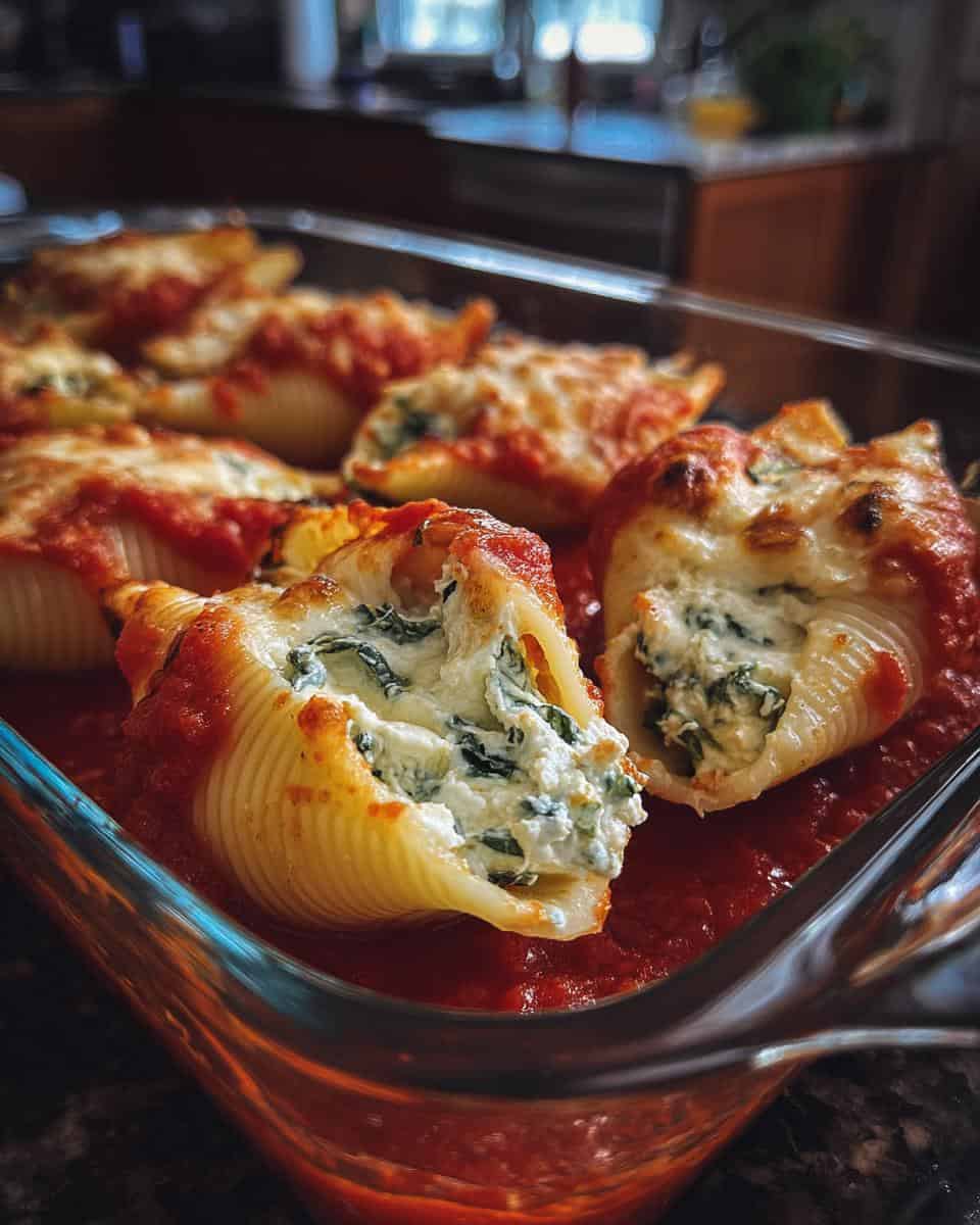 Easy Spinach and Ricotta Stuffed Shells – A Healthy Veggie Dinner - detail 1