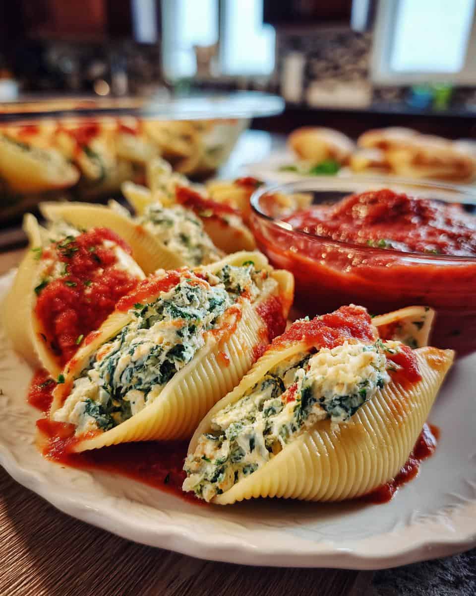 Easy Spinach and Ricotta Stuffed Shells – A Healthy Veggie Dinner - detail 1