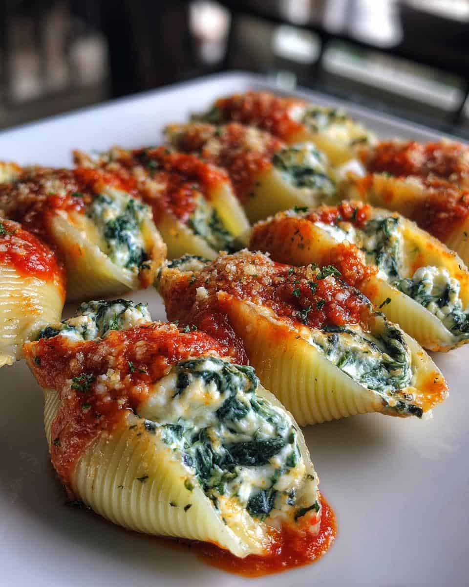 Easy Spinach and Ricotta Stuffed Shells – A Healthy Veggie Dinner - detail 2