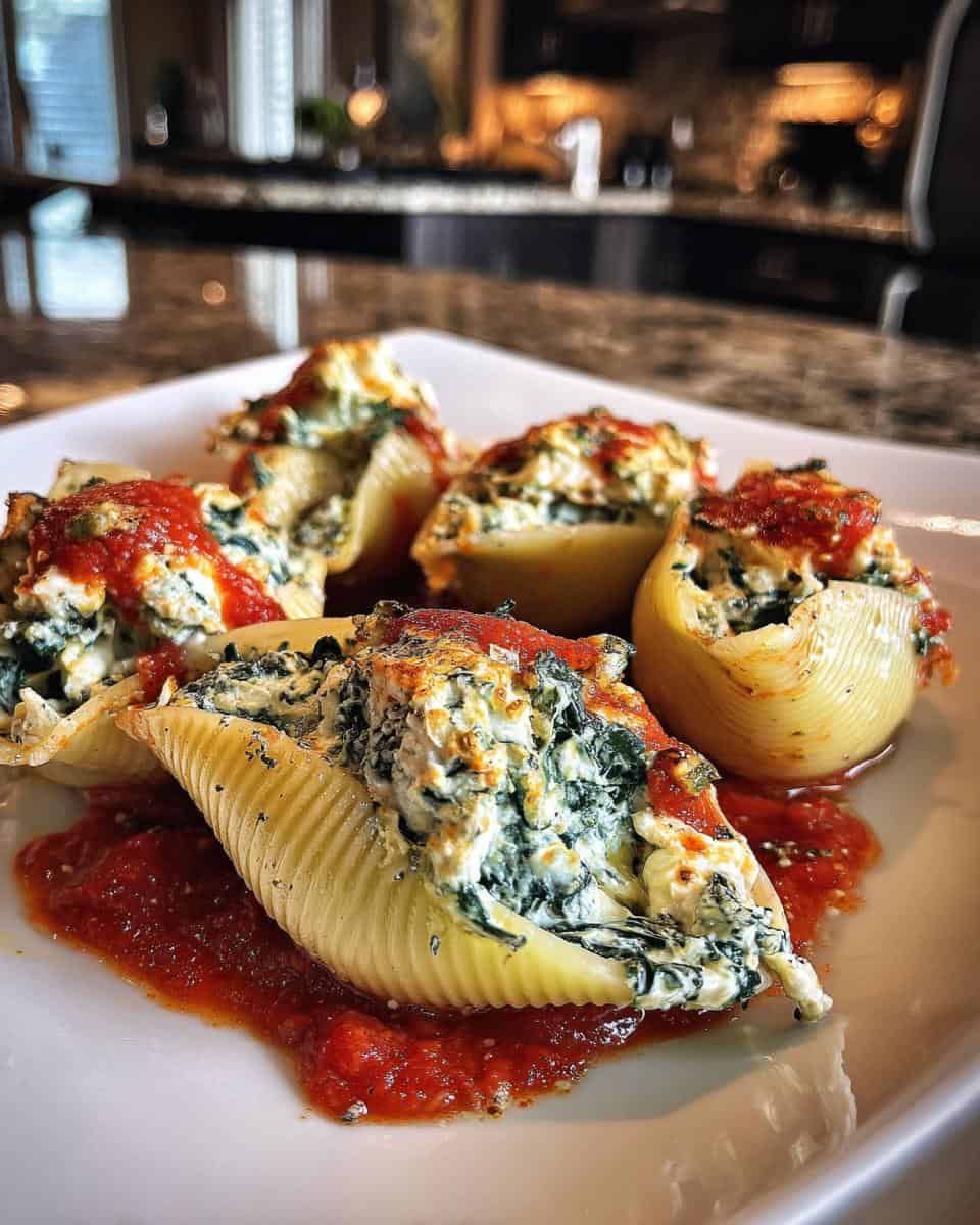 Easy Spinach and Ricotta Stuffed Shells – A Healthy Veggie Dinner - detail 3