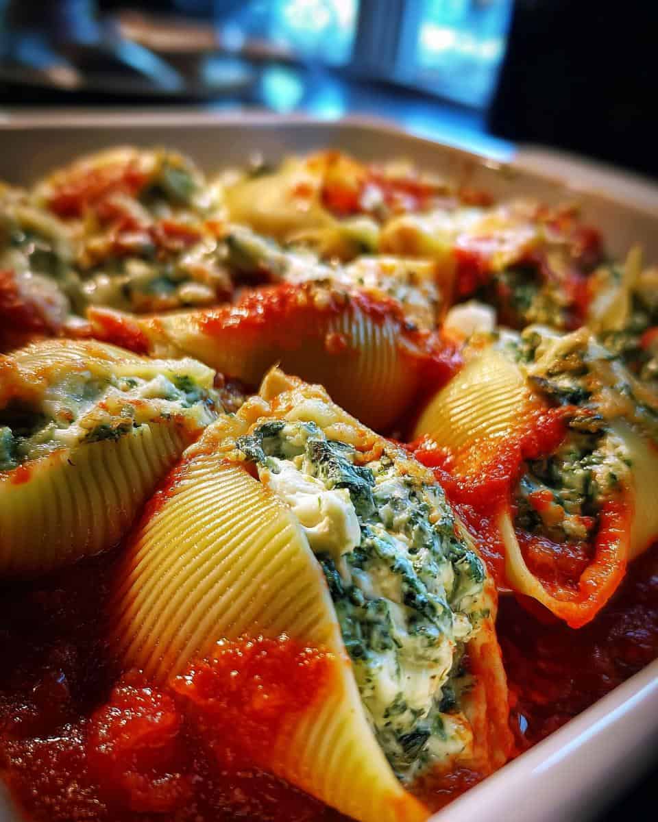 Easy Spinach and Ricotta Stuffed Shells – A Healthy Veggie Dinner - detail 3