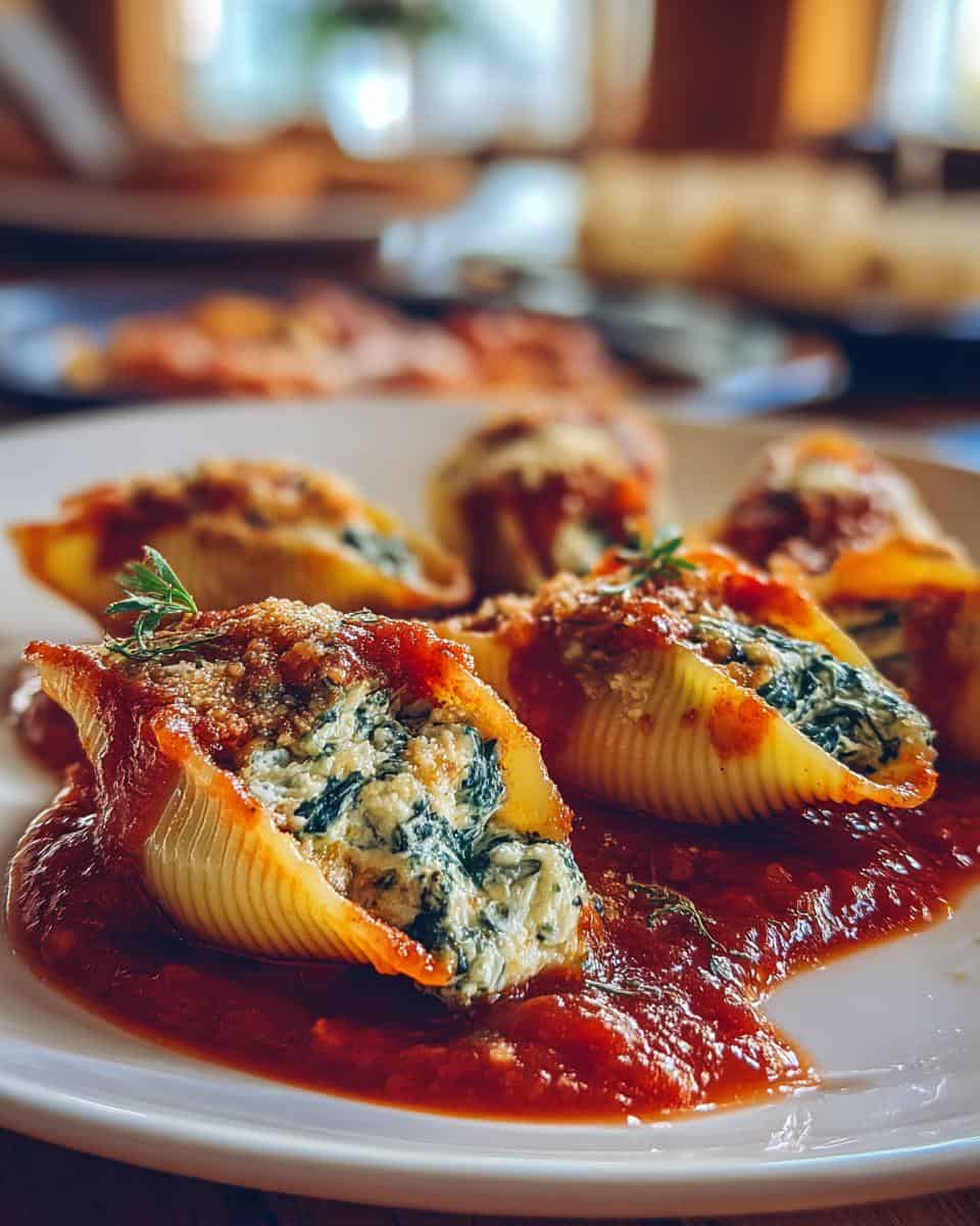 Easy Spinach and Ricotta Stuffed Shells – A Healthy Veggie Dinner - detail 3