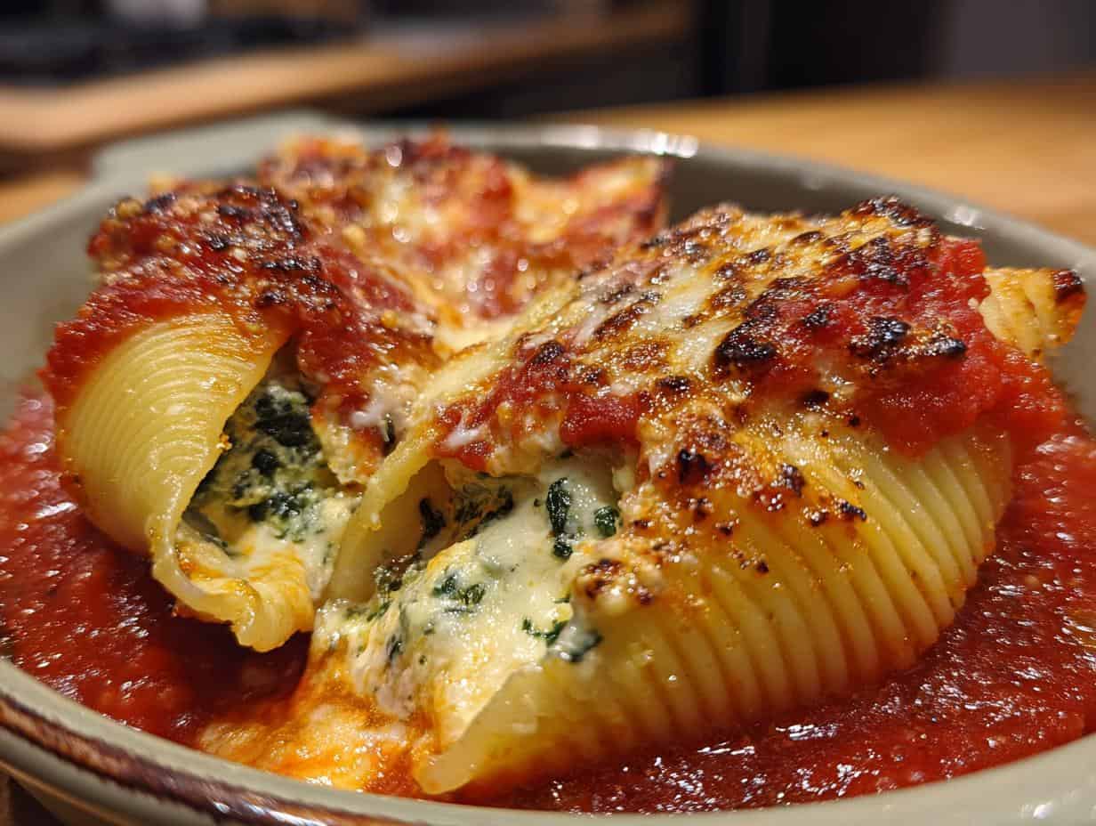 Easy Spinach Shells: Ditch Meat, Devour Flavor Now