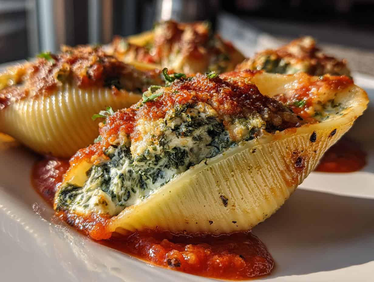 Devour 12 Easy Spinach and Ricotta Stuffed Shells Tonight