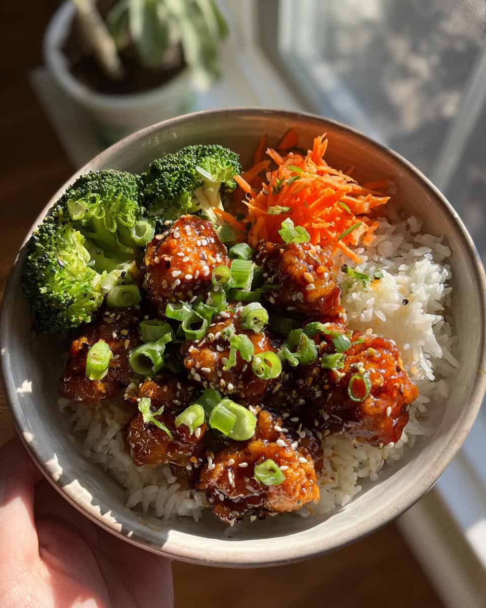 Easy Sweet Chili Chicken Bowl Recipe - detail 1