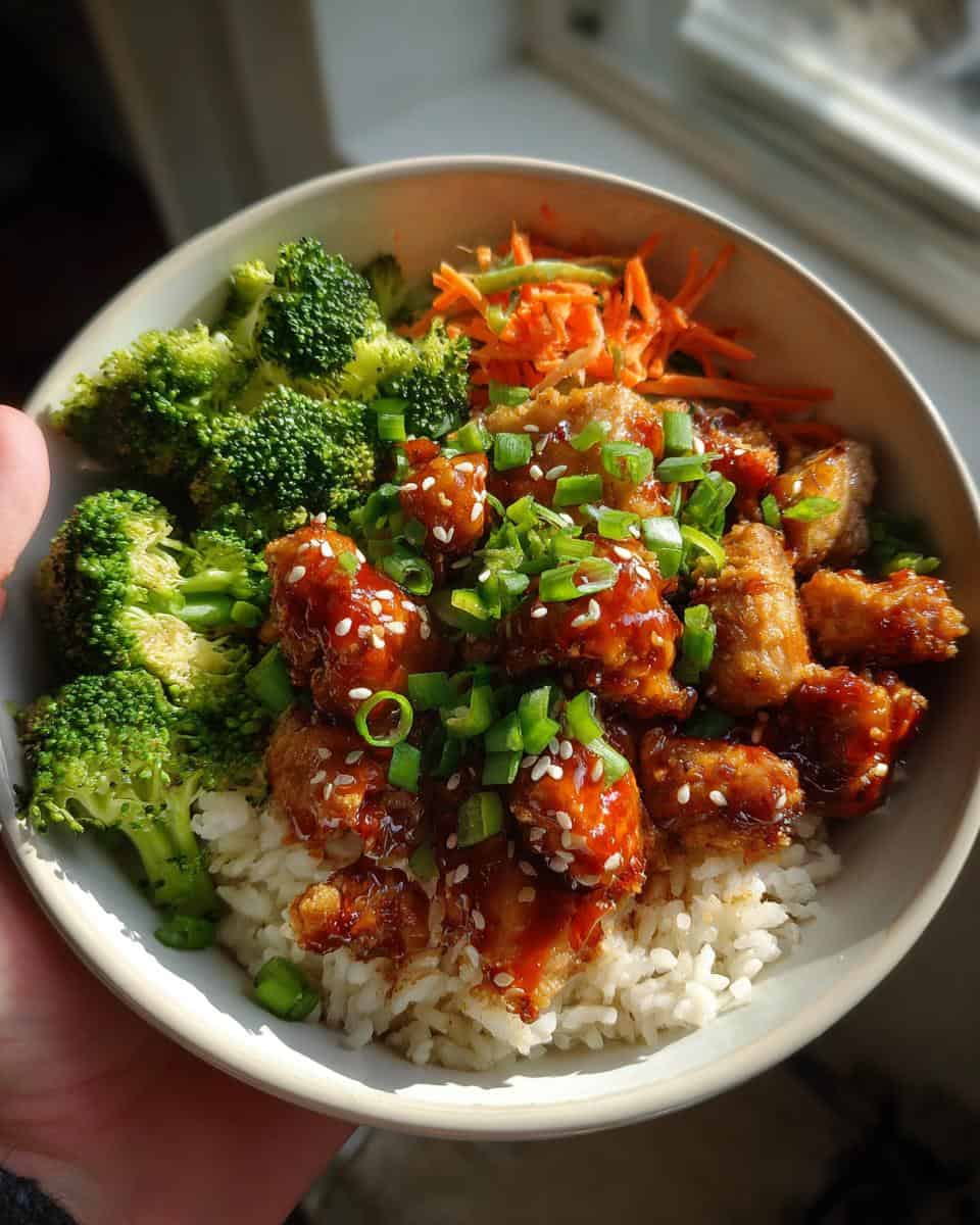 Easy Sweet Chili Chicken Bowl Recipe - detail 2