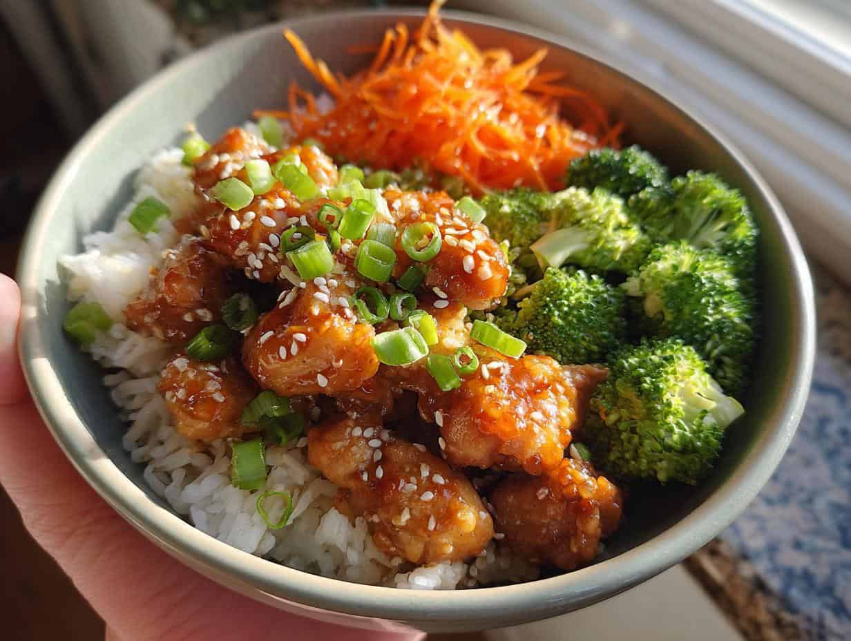 Easy Sweet Chili Chicken Bowl Recipe: Insanely Good