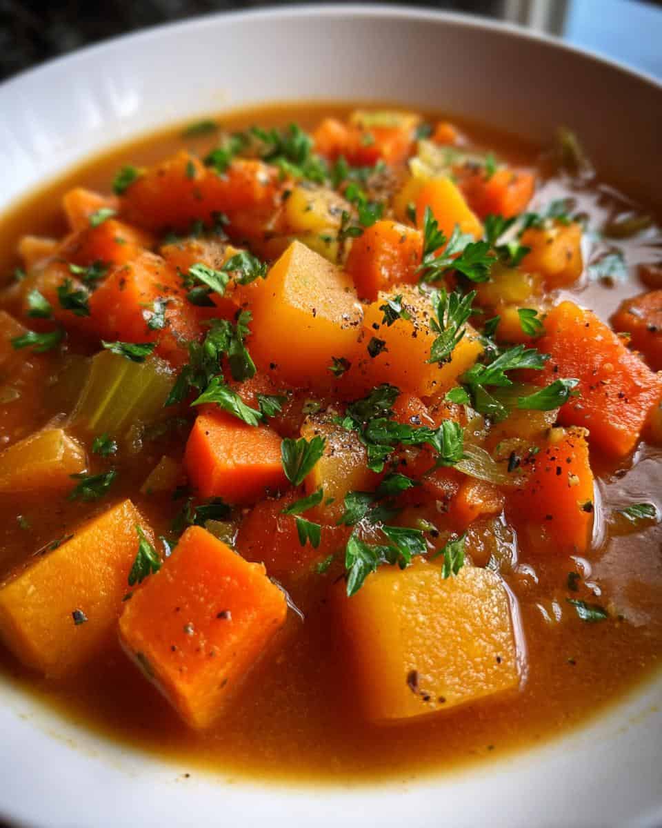 Fall Harvest Vegetable Soup Recipe | One Pot Healthy Dinner Recipes - detail 1