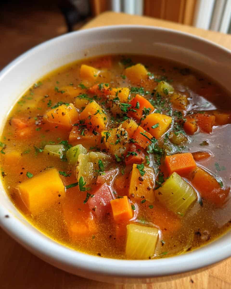 Fall Harvest Vegetable Soup Recipe | One Pot Healthy Dinner Recipes - detail 1