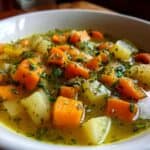 Fall Harvest Vegetable Soup Recipe | One Pot Healthy Dinner Recipes