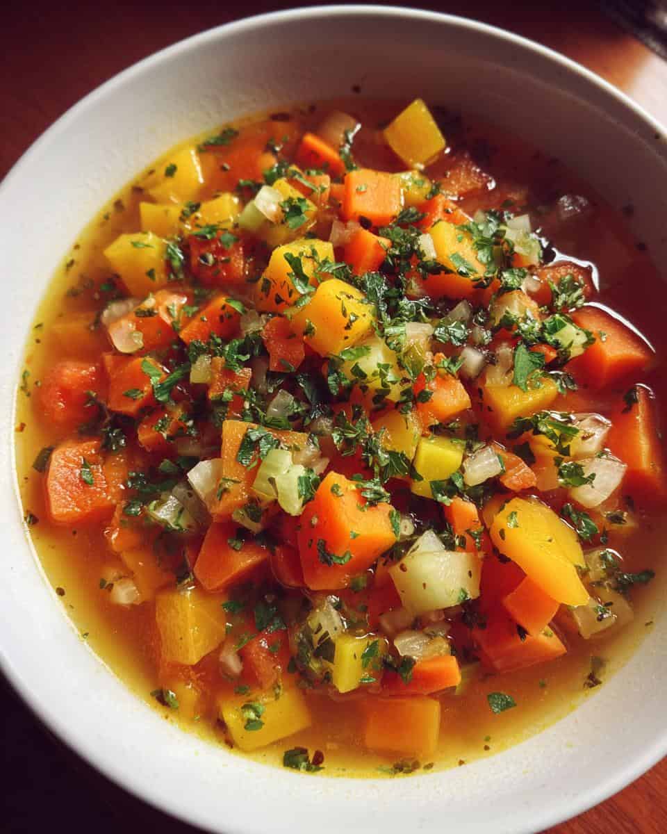 Fall Harvest Vegetable Soup Recipe | One Pot Healthy Dinner Recipes - detail 2