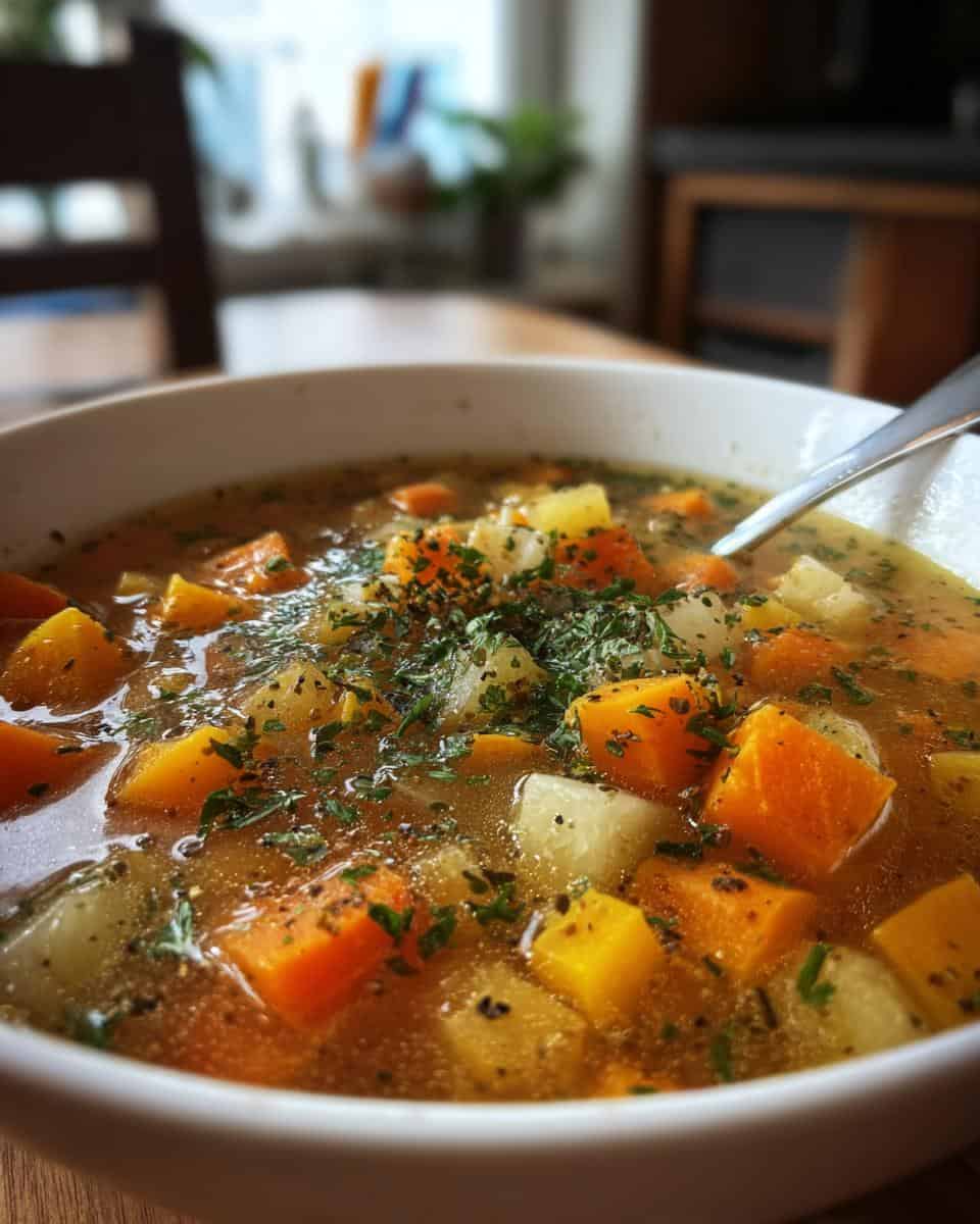 Fall Harvest Vegetable Soup Recipe | One Pot Healthy Dinner Recipes - detail 3
