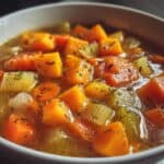 Fall Harvest Vegetable Soup Recipe | One Pot Healthy Dinner Recipes