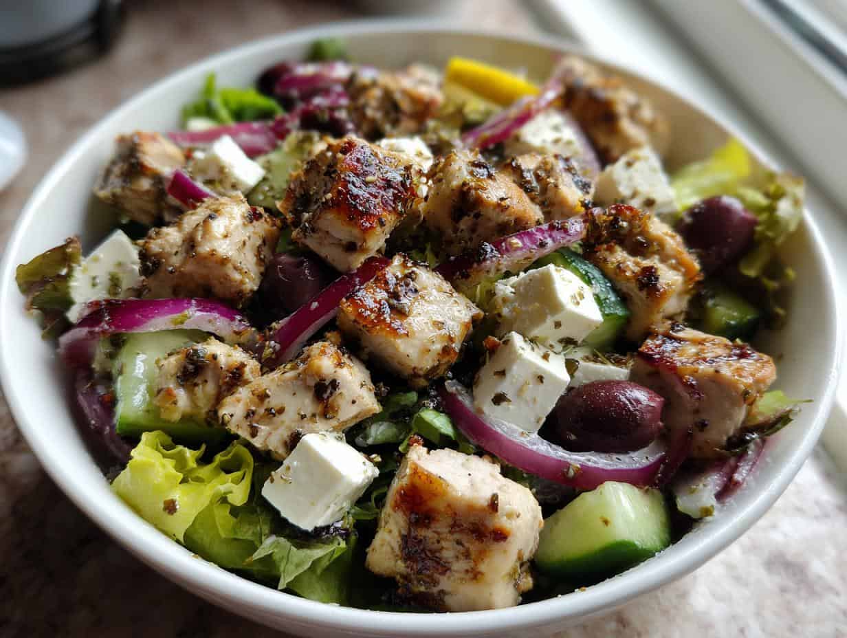 Devour Amazing Feta Chicken Salad in Just 30 Minutes