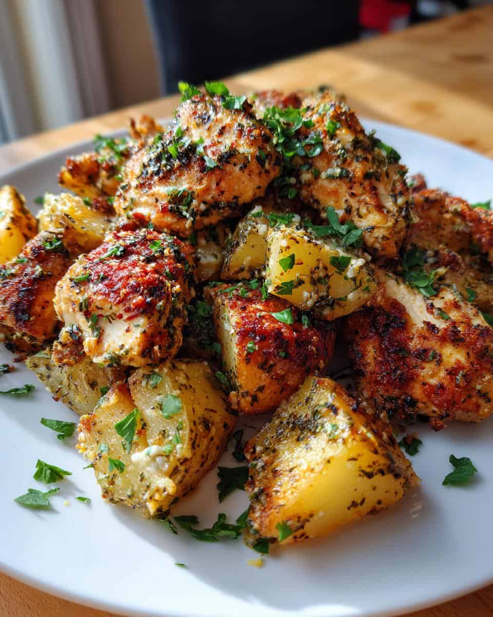 Garlic Parmesan Chicken and Potatoes - detail 2