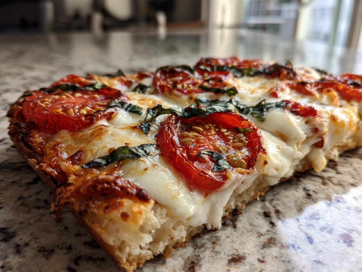 Garlic Roasted Tomato Flatbread: 4 Steps to Heaven