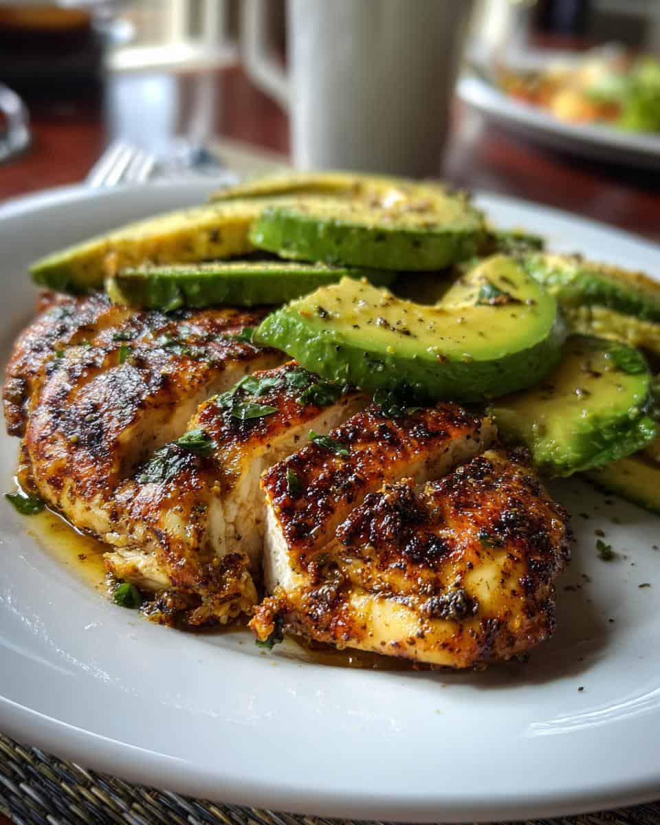 Grilled California Avocado Chicken - detail 1