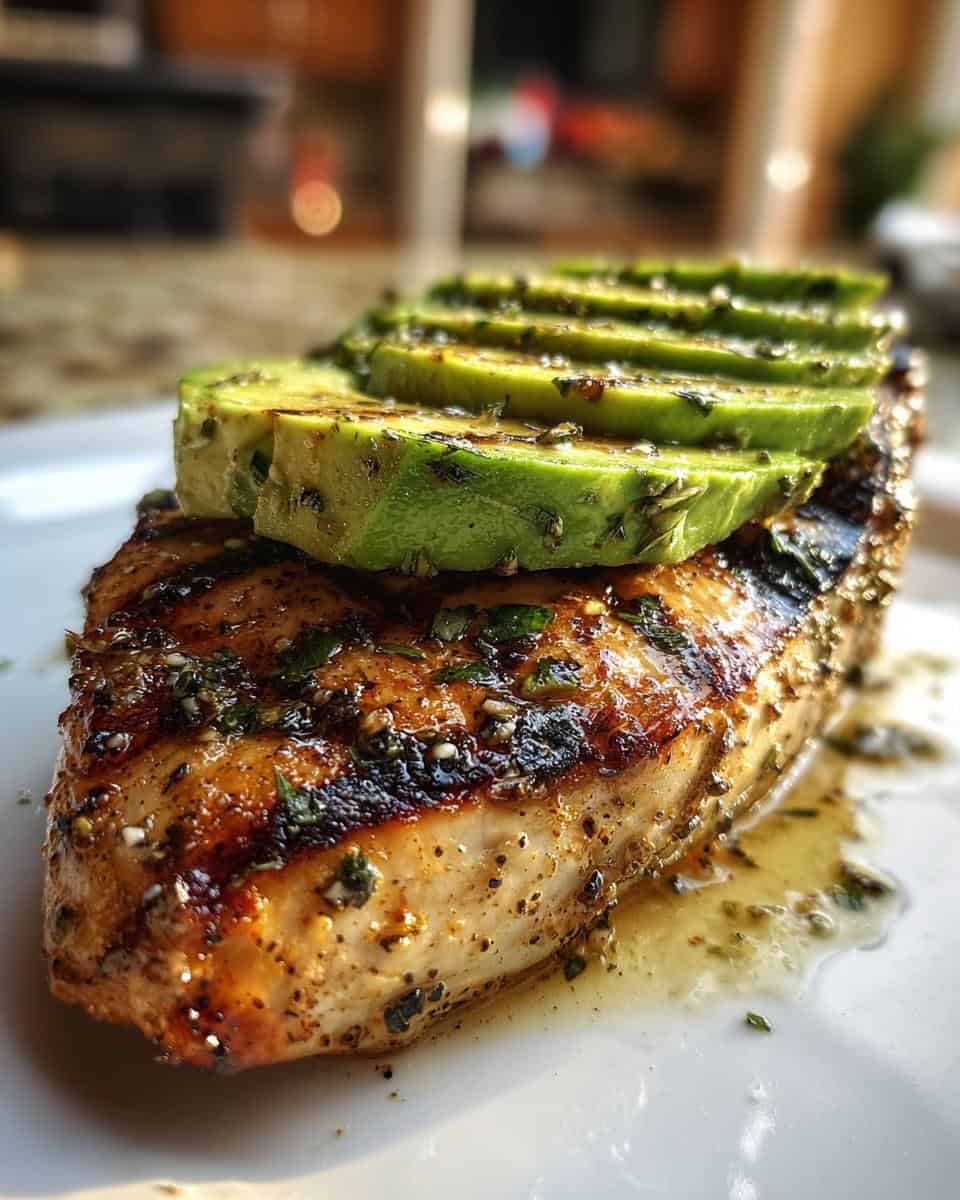 Grilled California Avocado Chicken - detail 2