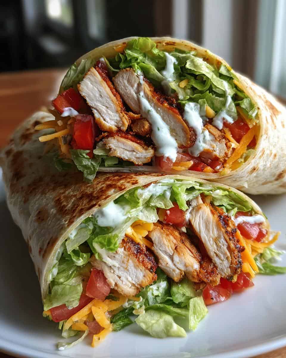 Grilled Chicken Wrap - detail 2