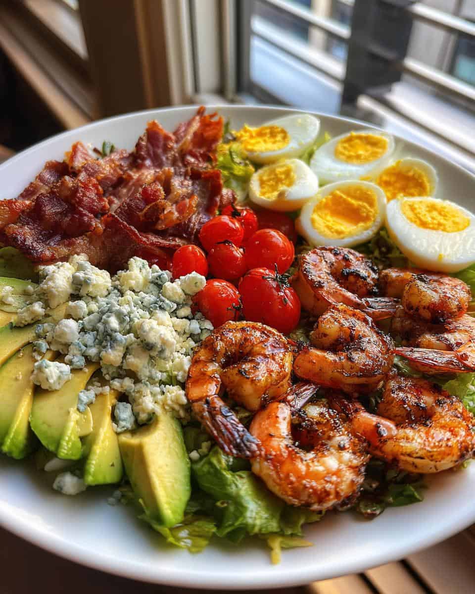 Grilled Shrimp Cobb Salad - detail 1