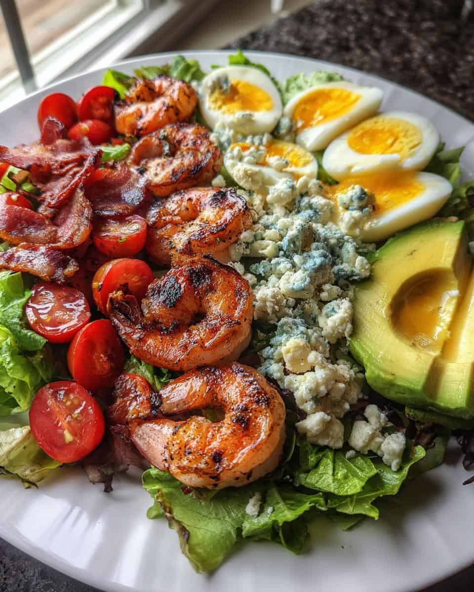 Grilled Shrimp Cobb Salad - detail 2
