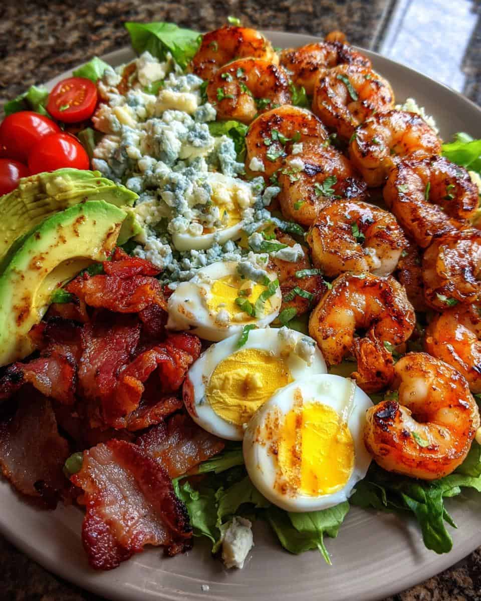 Grilled Shrimp Cobb Salad - detail 3