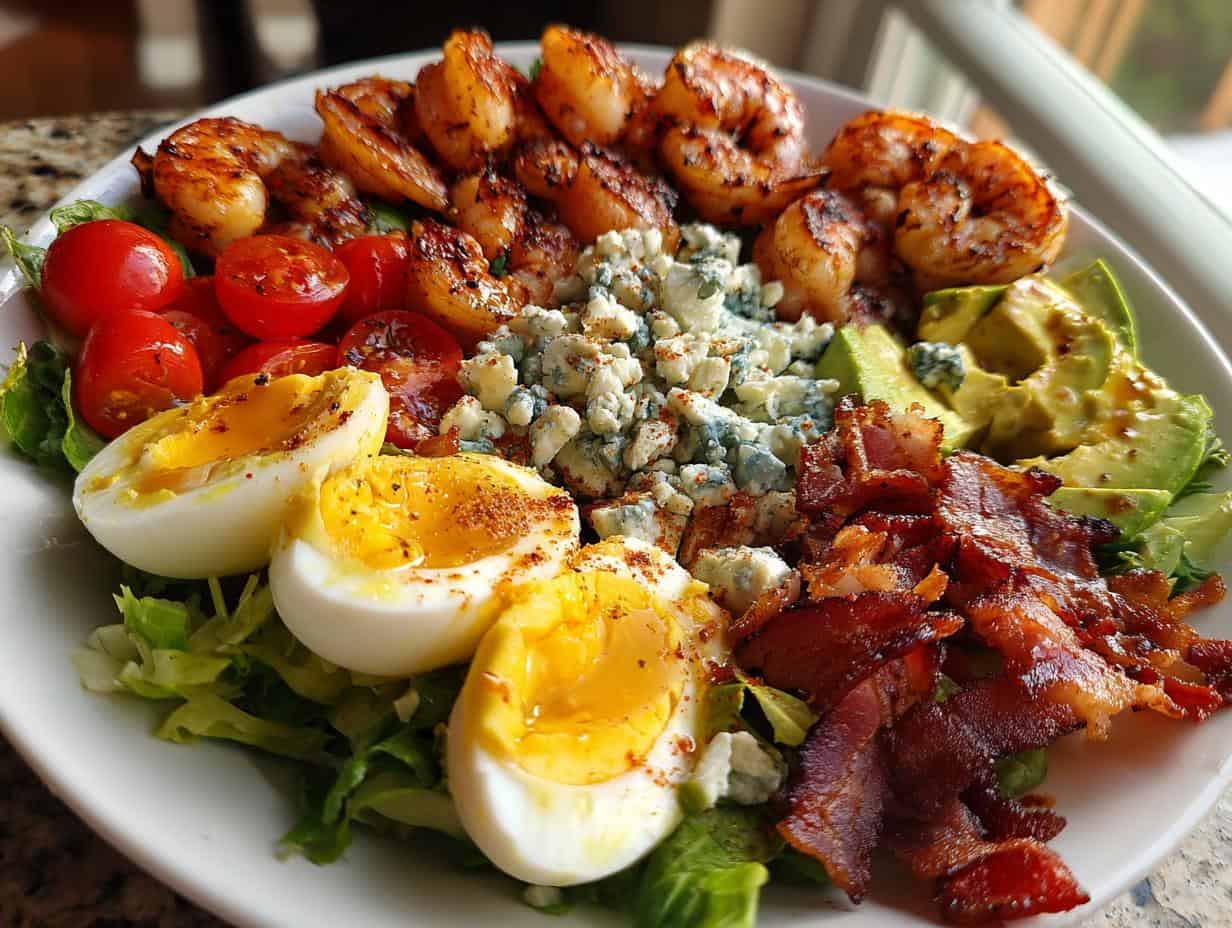 Devastating Grilled Shrimp Cobb Salad Ready in 20