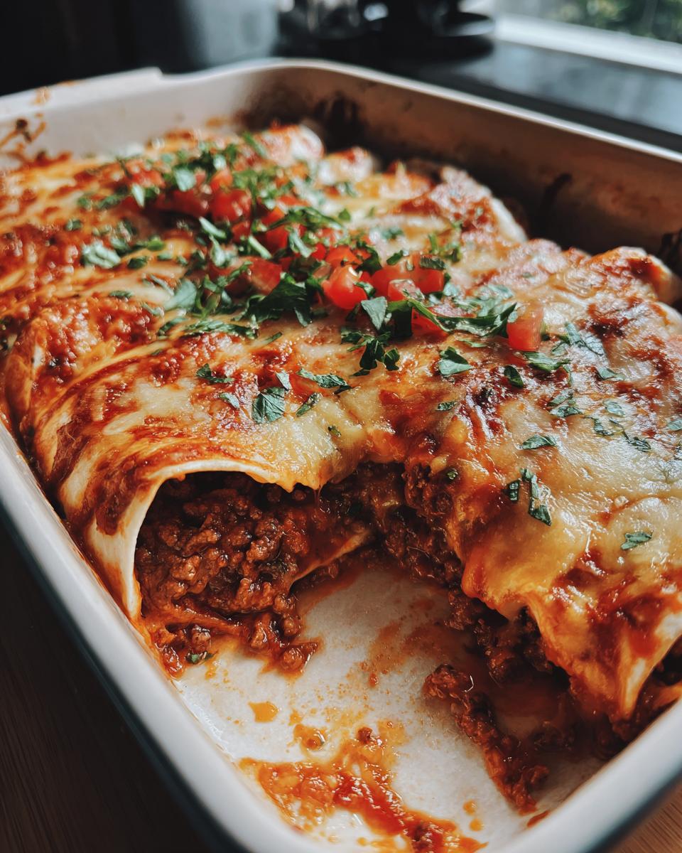 Ground Beef Enchiladas - detail 3