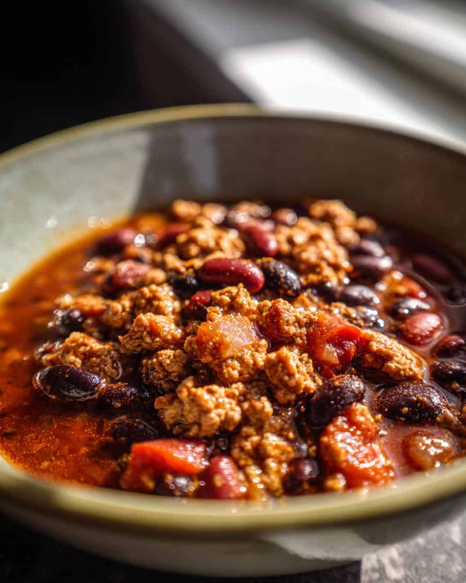 Ground Turkey Chili With Black Beans - detail 3