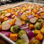 Harvest Sheet Pan Chicken Sausage & Veggies – Easy Fall Dinner!