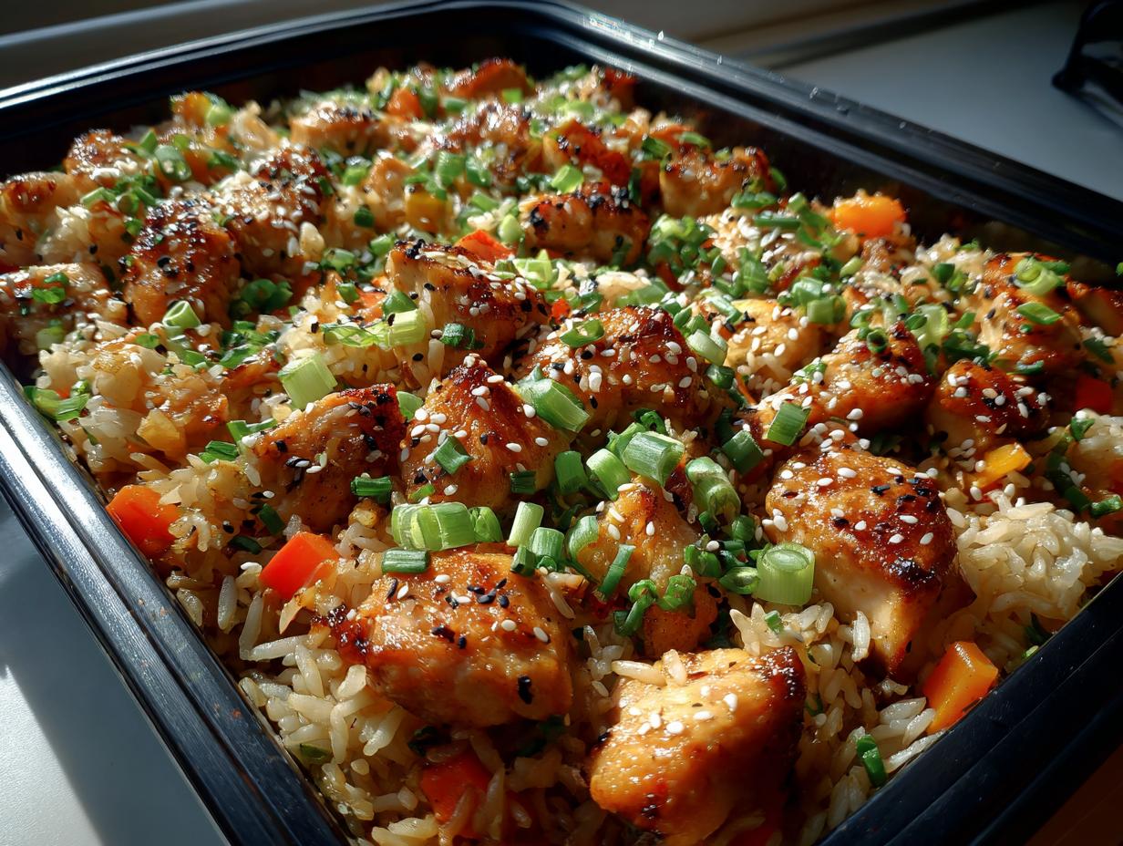 Hibachi Chicken and Rice Bake: Conquer Dinner in 1 Hour