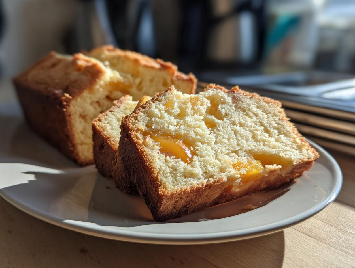 Easy Peach Loaf Cake Recipe: A Blissful 1 Hour