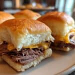 Roast Beef and Cheddar Sliders
