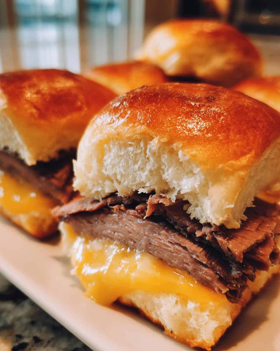 Roast Beef and Cheddar Sliders - detail 3