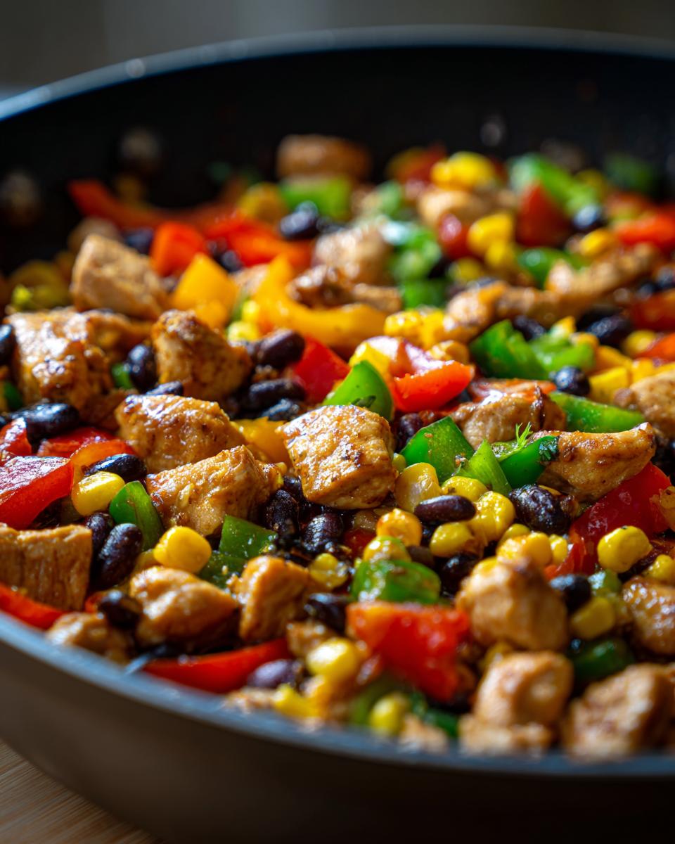 Santa Fe Chicken skillet - detail 1