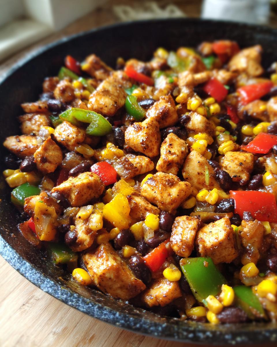 Santa Fe Chicken skillet - detail 2