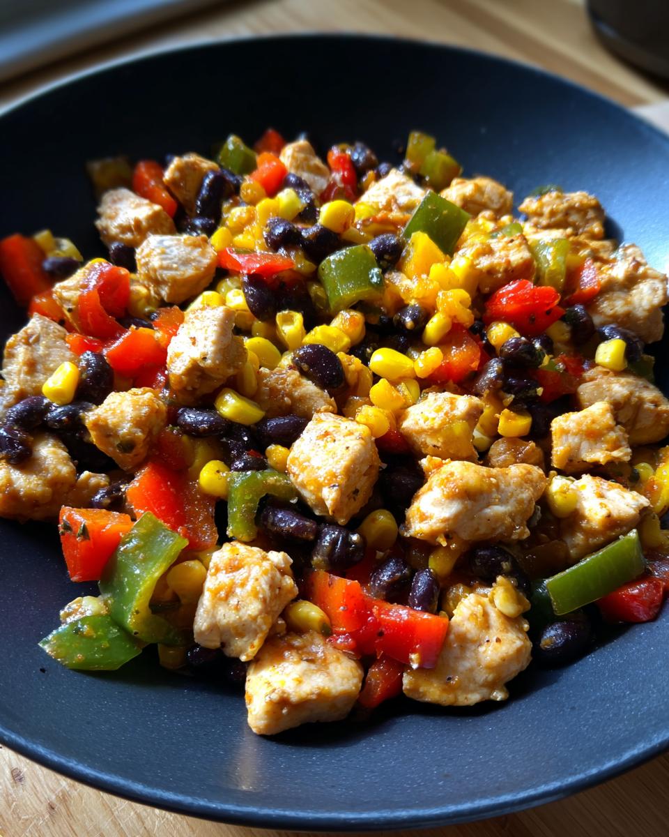 Santa Fe Chicken skillet - detail 3